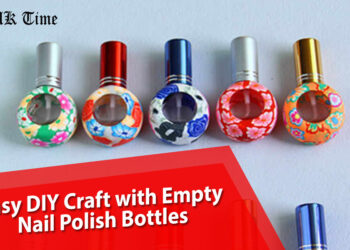 Easy DIY Craft with Empty Nail Polish Bottles