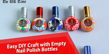 Easy DIY Craft with Empty Nail Polish Bottles