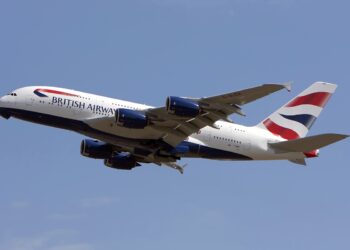 British Airways flights between India