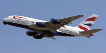 British Airways flights between India