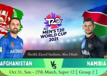 Afghanistan vs Namibia ICC T20 World Cup 2021