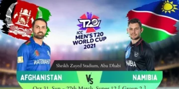 Afghanistan vs Namibia ICC T20 World Cup 2021