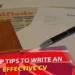 5 Top Tips to Write an Effective CV