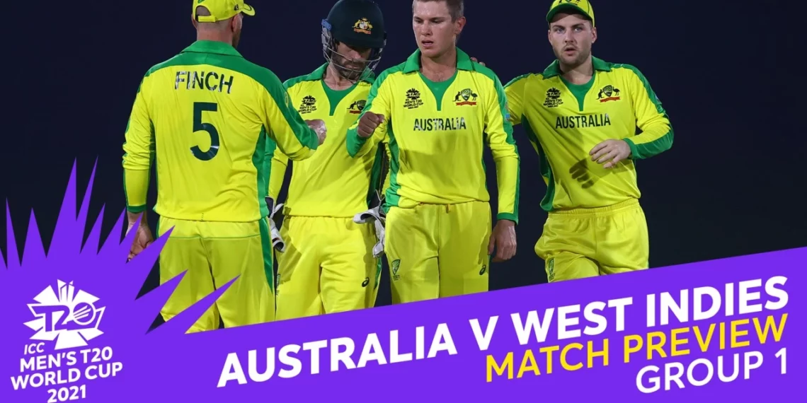 Australia vs West Indies ICC T20 World Cup 2021