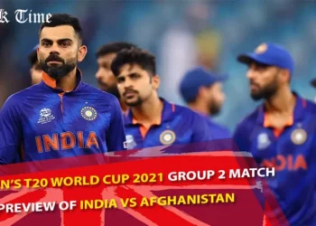 India vs Afghanistan in ICC T20 World Cup 2021