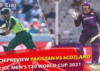 Pakistan vs Scotland in ICC T20 World Cup 2021