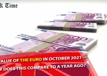 The value of the Euro in October 2021 — how does this compare to a year ago?