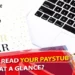 How to read your paystub at a glance?