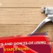 The Do’s and Don’ts of Using Staple Guns