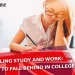 Juggling Study and Work: How Not to Fall Behind in College