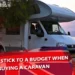 How to stick to a budget when buying a caravan