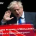 Boris Johnson’s Farewell Speech