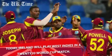Today, Ireland Will Play West Indies in a Twenty20 World Cup Match.