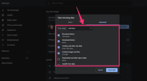 cookies in chrome 4