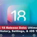 IOS 18 release date