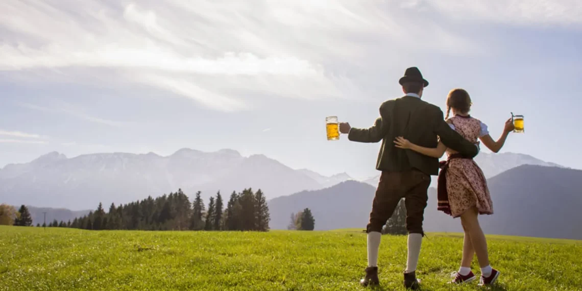 Couple Enjoying Beerfest